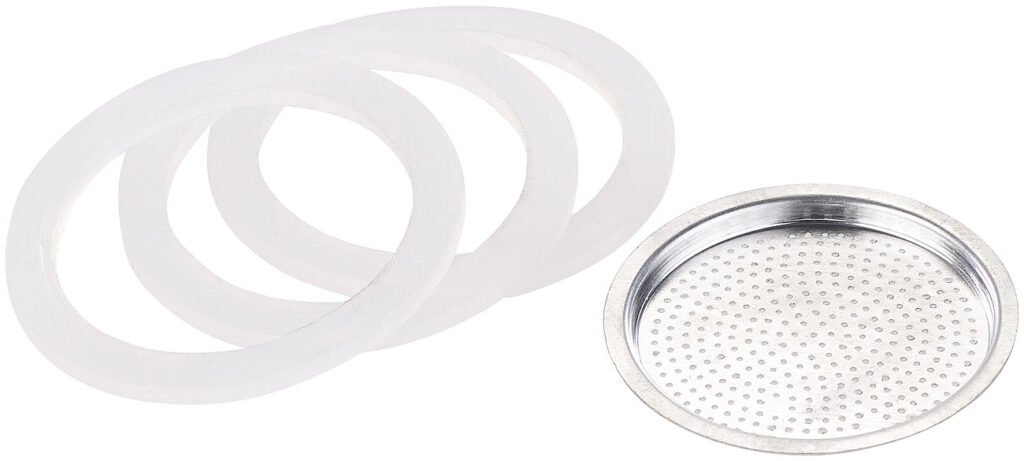 Ersatz-Dichtungsringe und Filter für Espresso-Kocher für 3 Tassen