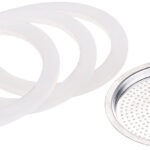 Ersatz-Dichtungsringe und Filter für Espresso-Kocher für 3 Tassen