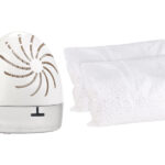 Raumentfeuchter mit 2 Granulat-Packs, bis 100 ml/Tag, Räume bis 10 qm