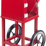 Rollwagen im Retro-Design für Popcorn-Maschine „Cinema““ & „Movie“, rot