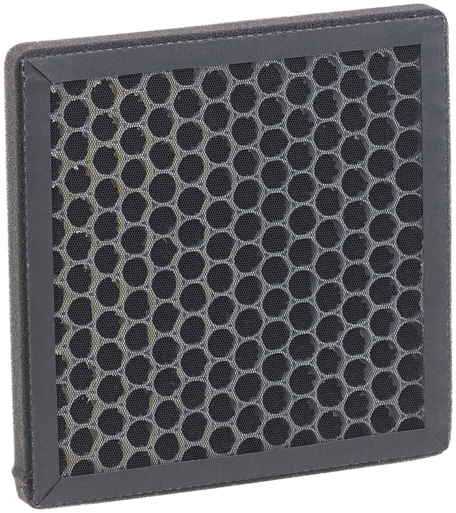 Aktivkohle-Wabenfilter für 5-Stufen-Luftreiniger LR-500, 17 x 17 cm