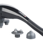 Hand-Vibrations-Massagegerät mit Akku, 5 Modi, 5 Stufen & 3 Aufsätzen