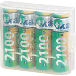 Hybrid-Akku AA Mignon 2100 mAh „Aeonium Powercell“ 4er-Set