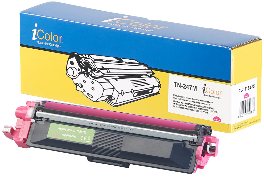 Kompatibler Toner für Brother TN-247M, magenta Kompatibler Toner für Brother TN-247M, magenta