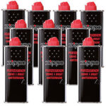 Feuerzeugbenzin Nachfüll-Flasche, 125 ml (10er-Pack)