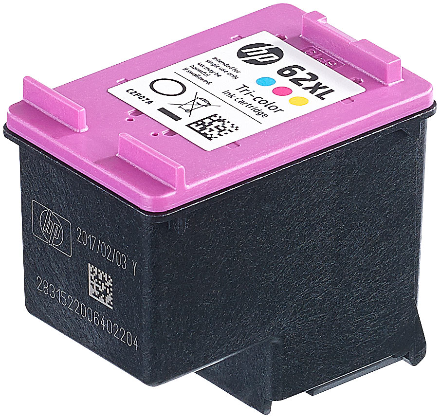 Original Tintenpatrone C2P07AE (No.62XL), color XL