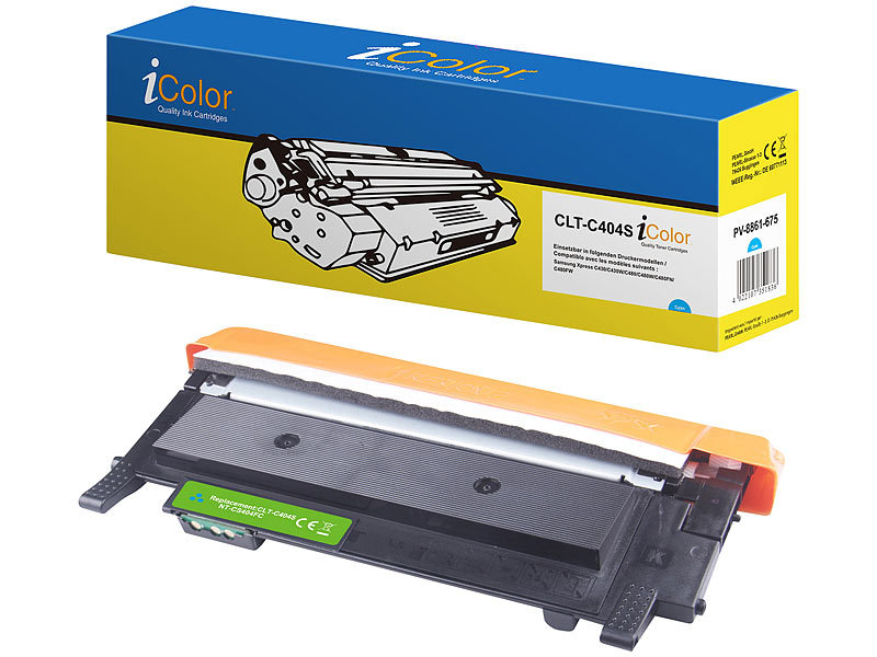 Rebuilt Toner für Samsung CLT-C404S, cyan Rebuilt Toner für Samsung CLT-C404S, cyan