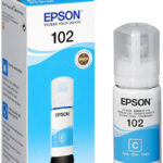 Epson 102, Tinte cyan, Epson Cyan, Epson C13T03R240, bis zu 6000 Seiten