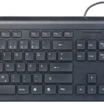 Moderne USB-Tastatur mit Nummernblock, deutsches Layout (QWERTZ)