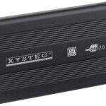 2,5″ Alu-Festplattengehäuse USB 2.0 für SATA-Festplatten