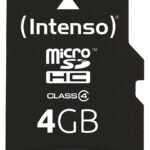 microSDHC Speicherkarte 4 GBClass 4 inkl. SD-Adapter