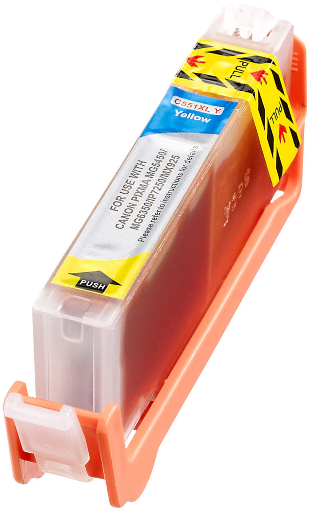 Patrone für CANON (ersetzt CLI-551Y XL), yellow mit CHIP