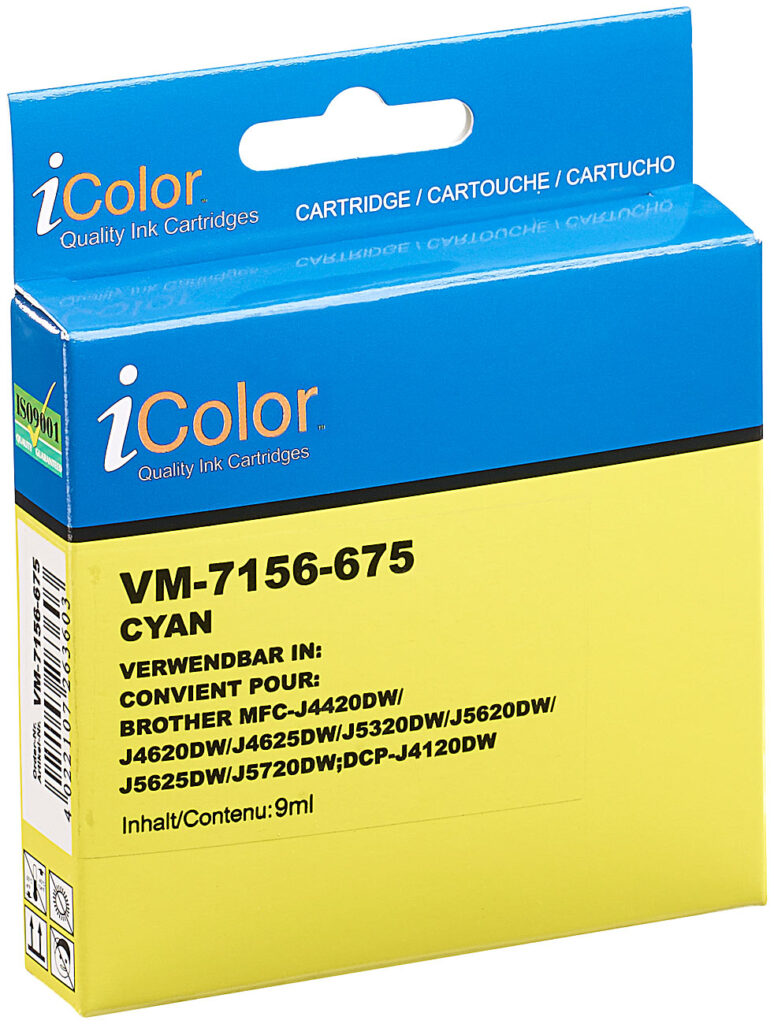 Tintenpatrone für Brother (ersetzt LC-223C), cyan