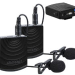 2er-Set Funkmikrofon mit Empfänger für 3,5-mm-Klinkenanschluss, 2,4 GHz, 25 m