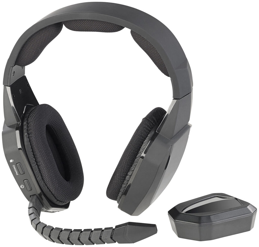Digitales Gaming-Funk-Headsetmit TOSLINK & 12-Stunden-Akku, 2,4 GHz Digitales Gaming-Funk-Headsetmit TOSLINK & 12-Stunden-Akku, 2,4 GHz