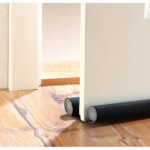 2er-Set Zugluft-Stopper für Türen bis 60 mm Dicke, schwarz