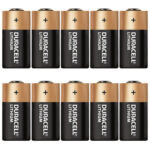 Lithium-Batterie Typ CR123, 1.400 mAh, Duralock, 10er-Pack