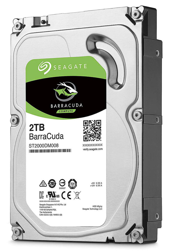 3,5″-HDD-Festplatte BarracudaST2000DM008, 2 TB, 256 MB, SATA III