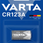 Photo Lithium-Batterie, CR123A, 1.430 mAh, 3 Volt
