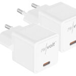 2er-Set kompakte USB-C-Netzteile mit Power Delivery bis 20 Watt, 3A