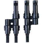2er-Set Y-Stecker-Adapter für Solarkabel mit MC4-komp. Anschluss, IP67