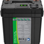 LiFePO4-Akku, 12 V, 60 Ah / 768 Wh, BMS, MPPT, 12 V DC, QC, PD 30 Watt