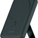 Magnetische Powerbank 10.000 mAh, für Qi & MagSafe, 20 W, Ständer