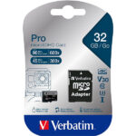 PRO microSDHC-Karte, 32 GB, U3 / UHS-I, bis zu 90 MB/s