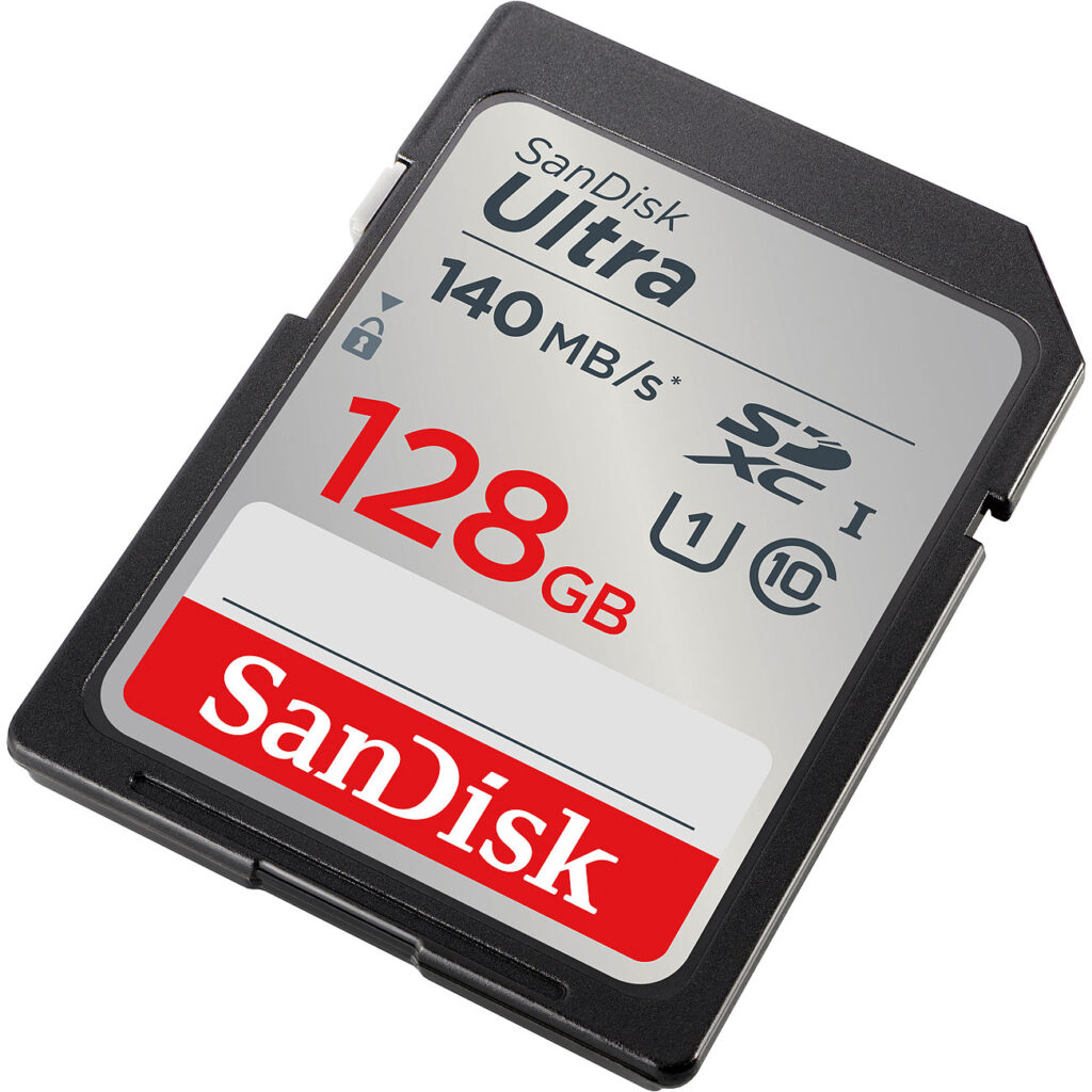 Ultra SDXC-Karte (SDSDUNB-128G-GN6IN), 128 GB, 140 MB/s, Class 10 / U1