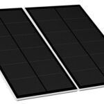 2er-Set Universal Solarpanel für Akku IP Kameras mit Micro USB Port