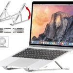 Portabler Alu-Notebook-Ständer bis 39,5 cm (15,6″), 6 Neigungswinkel