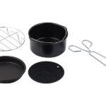 5-tlg. Back- und Grill-Zubehör-Set für Ofen, Heissluft-Fritteuse, Grill