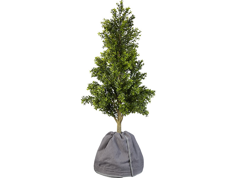 Thermo-Topfschutz für Pflanzen, 50 x 45 cm, mit Drainage, anthrazit