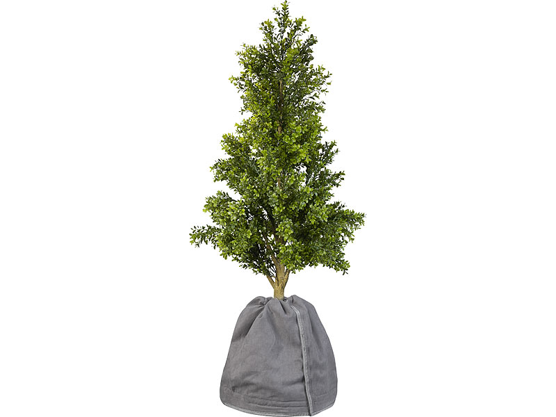 XL-Thermo-Topfschutz für Pflanzen, 70 x 65 cm, mit Drainage, anthrazit