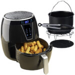 Multi-Heissluft-Fritteuse mit Back- und Grill-Zubehör, 4,5l, 1.500 Watt