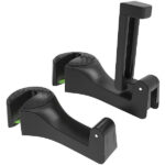 2er-Set Kfz-Kopfstützen-Halterung, Haken & Smartphone-Klemme 5,5-8,5 cm