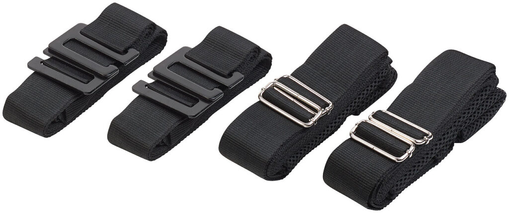 2er-Set Doppel-Tragegurte für 2 Personen, belastbar bis 360 kg, Tasche