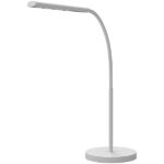 Smarte WLAN-Stehleuchte, CCT-LEDs, Schwanenhals, dimmbar, App, weiss