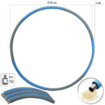 Hula-Hoop-Reifen, Schaumstoff-Mantel, befüllbar bis 6 kg, Ø 8 cm