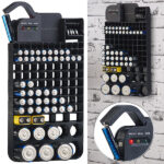 2in1-Batterie Organizer für 110 Batterien, mit Batterie-Tester