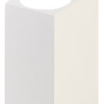 Eckige LED-Wandleuchte, Up/Down Lampe, 2x GU10 Sockel, IP44,weiss