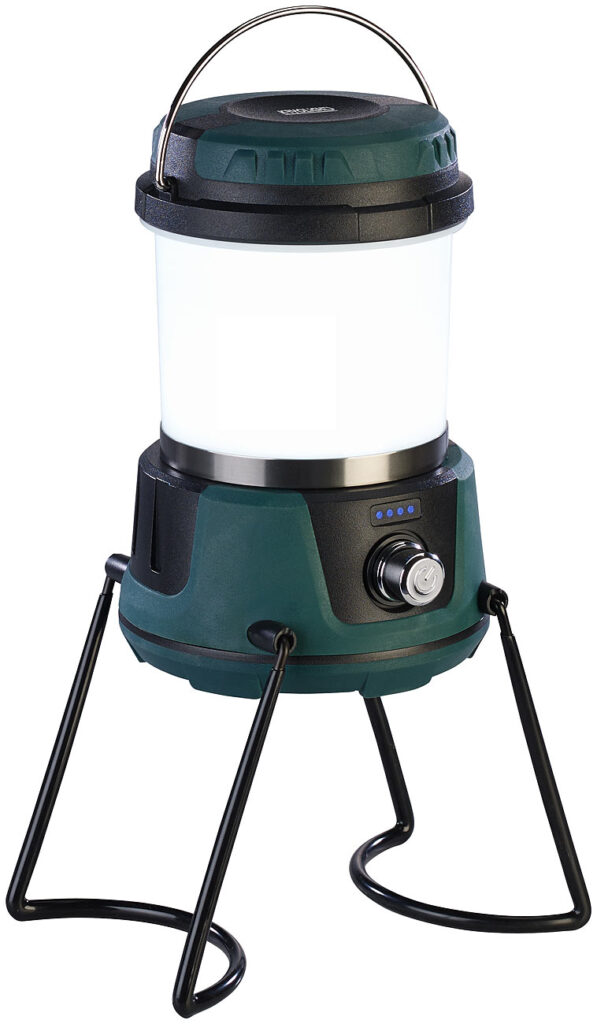 3in1-Akku-LED-Campinglaterne bis 800 Lumen, mit Powerbank, CCT