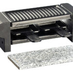 Raclette für 4 Personen, mit Grillaufsatz und heissem Stein, 350 Watt
