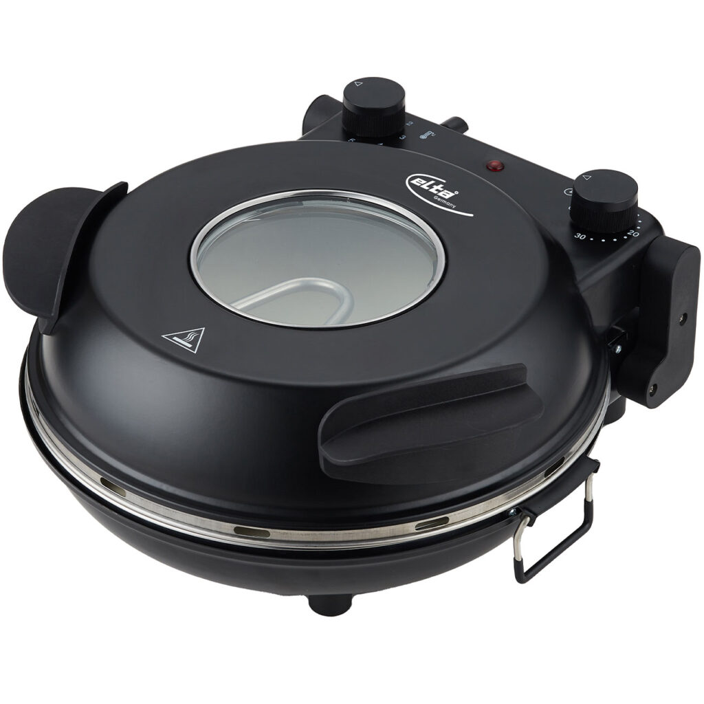 Elektrischer Pizzaofen mit Pizzastein, Ø 32 cm Elektrischer Pizzaofen mit Pizzastein, Ø 32 cm