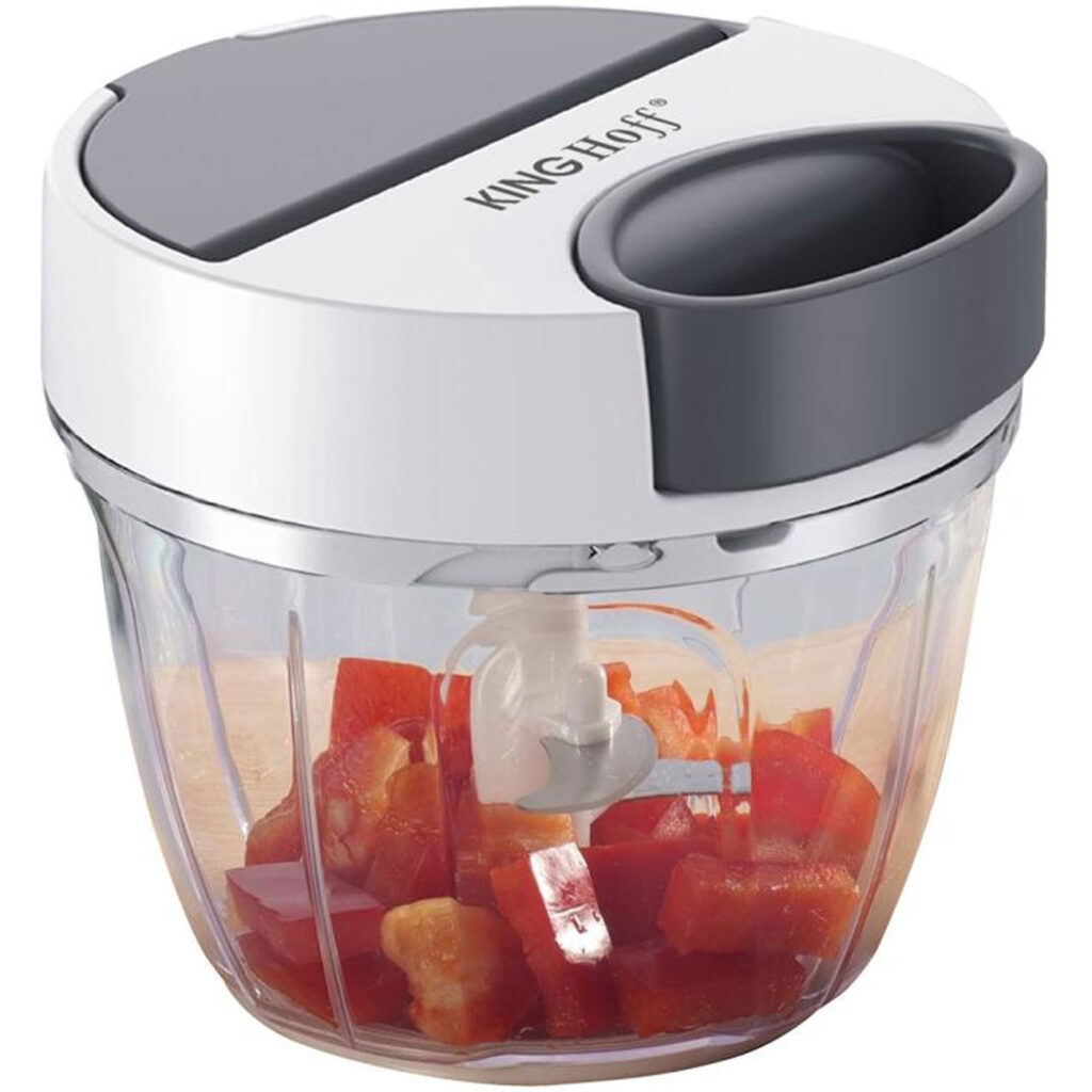 Seilzug-Multi-Zerkleinerer, 900 ml, weiss-grau Seilzug-Multi-Zerkleinerer, 900 ml, weiss-grau