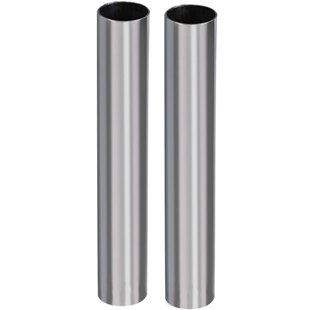 2er-Set Sichtschutzfolie, silber-matt, 60 x 200 cm