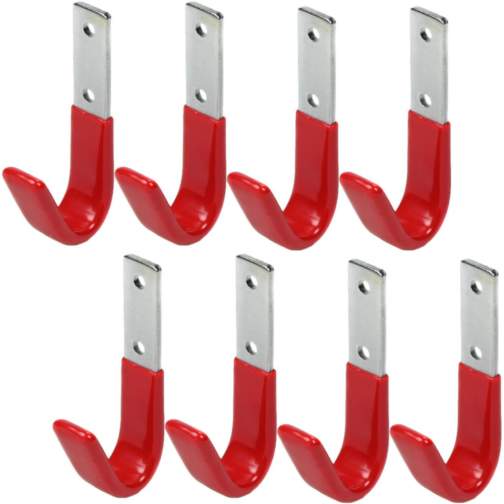 Universalhaken mit Gummierung, 8-tlg, je 35 kg, 8 x 3,5 cm