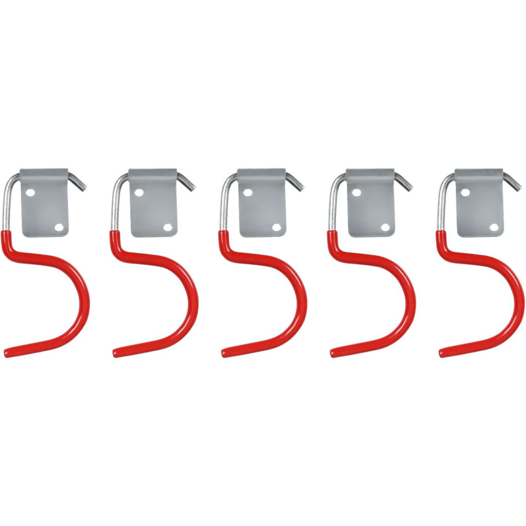 Gartengerätehalter mit Gummierung, 5-tlg, 8,5 x 4,2 cm