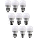 9er-Set LED-Tropfenlampe, G45, E27, 240 lm, 3 W, 3000 K, warmweiss 9er-Set LED-Tropfenlampe, G45, E27, 240 lm, 3 W, 3000 K, warmweiss