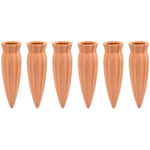 6er-Set XL-Tonkegel Bewässerungszapfen für Flaschen